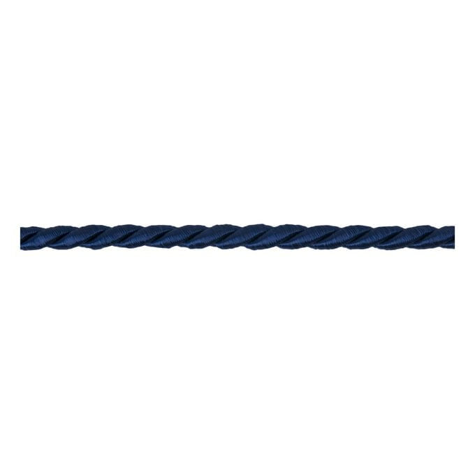 Navy 6mm Cord Trim by the Metre image number 1