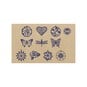 Papermania Flower and Butterfly Wooden Shapes 10 Pack image number 2