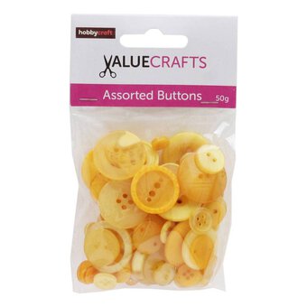 Yellow Buttons 50g