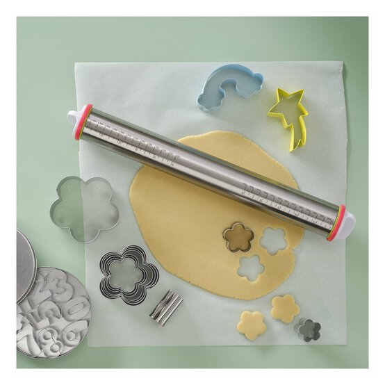 Whisk Stainless Steel Rolling Pin image number 2