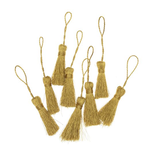 Gold Tassels 8 Pack image number 1
