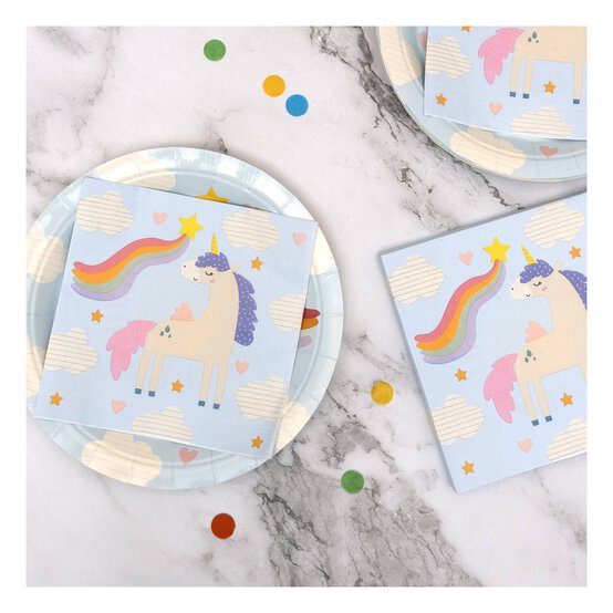 Unicorn Party Napkins 16 Pack image number 2