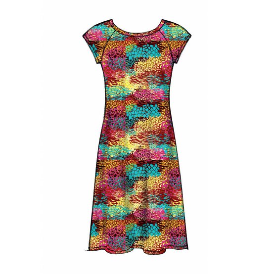 McCall’s Dress and Leggings Sewing Pattern M7122 (XS-M) image number 5