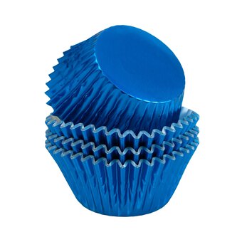 Whisk Blue Foil Cupcake Cases 50 Pack image number 2