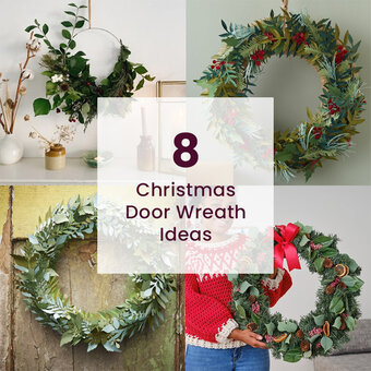 8 Christmas Door Wreath Ideas