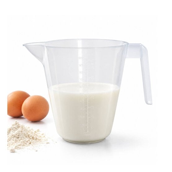 Whitefurze Plastic Measuring Jug 1L  image number 2