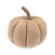 Orange Cotton Striped Pumpkin 12cm