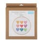 Trimits Ombre Hearts Embroidery Hoop Kit image number 1