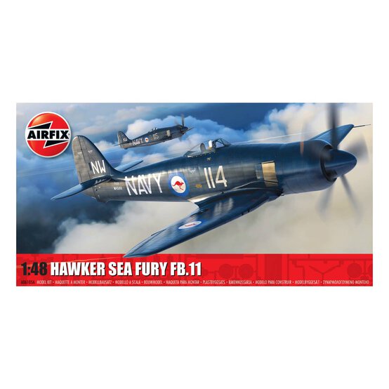 Airfix Hawker Sea Fury FB.11 Model Kit 1:48 image number 1
