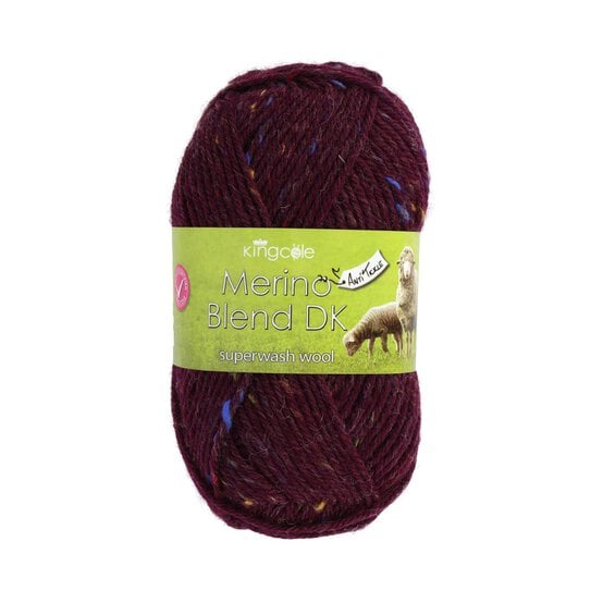 King Cole Rum and Raisin Merino Blend Tweed DK 50g image number 1