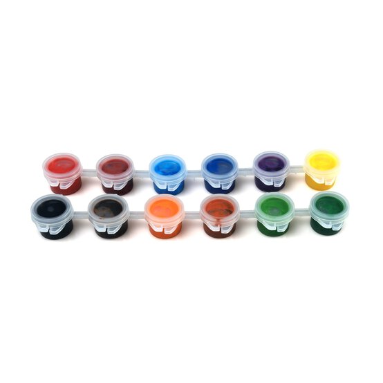 Assorted Suncatcher Paints 3ml 12 Pack image number 1