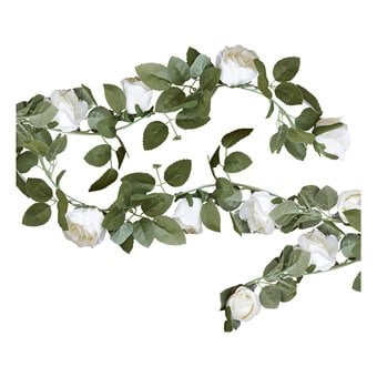 Ginger Ray White Floral Garland 2m