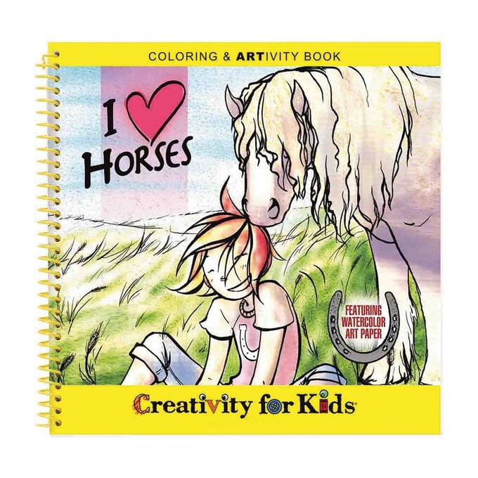 I Love Horses Colouring and Activity Book image number 1