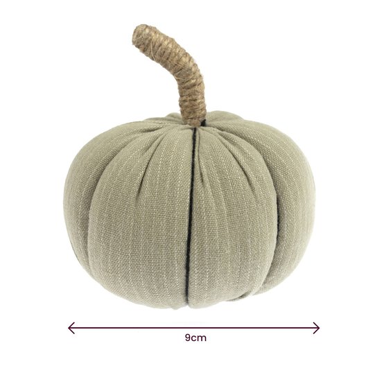 Light Green Cotton Viscose Pumpkin 9cm image number 4