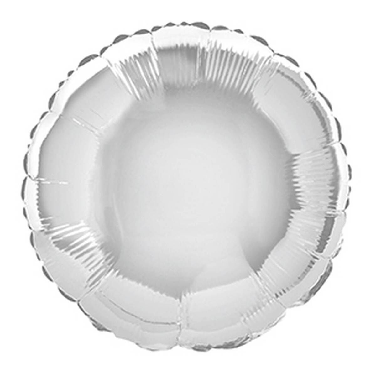 Large Silver Round Foil Balloon Hobbycraft
