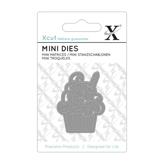 Xcut Make a Wish Mini Die 3.6cm x 4.7cm image number 1