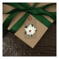 White Poinsettia Embellishments 4 Pack image number 2