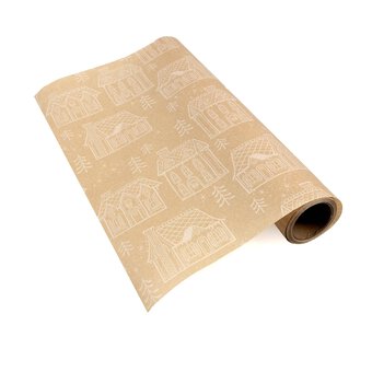 Gingerbread House Parchment Paper 30cm x 13m 