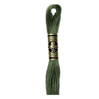 DMC Green Mouline Special 25 Cotton Thread 8m (3362)