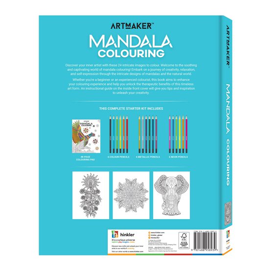 Artmaker Mandala Colouring Kit image number 2