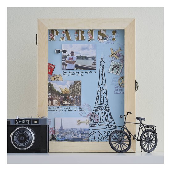 Wooden Memory Box Frame 32cm x 23cm