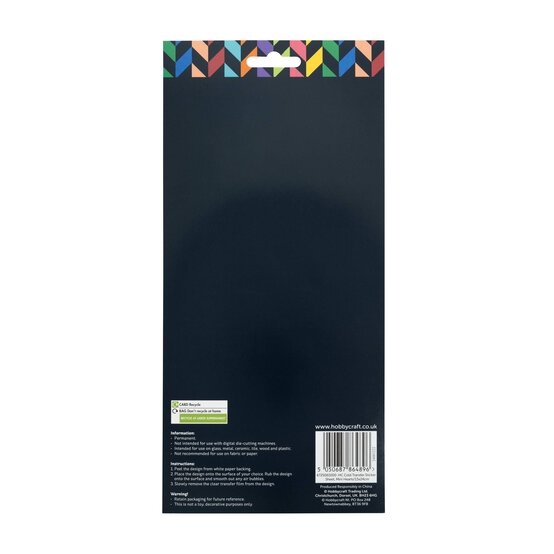 Mini Heart Cold Transfer Vinyl Sticker Sheet image number 5