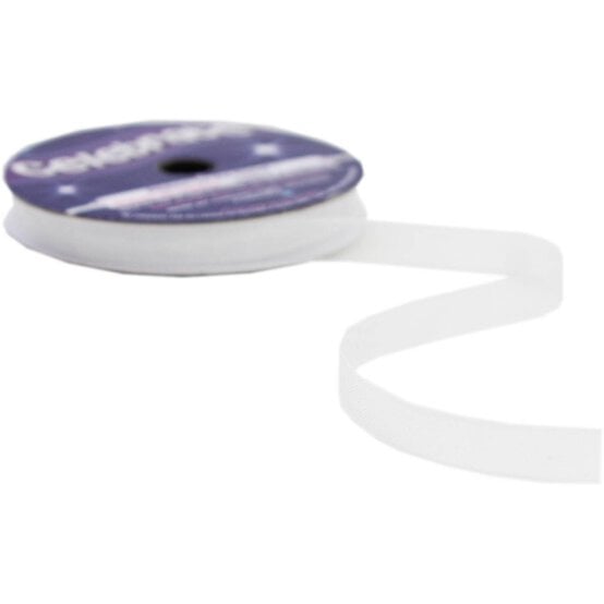 White Organdie Ribbon 6mm x 8m image number 3