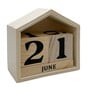 Wooden Block Calendar 7cm x 7cm image number 1