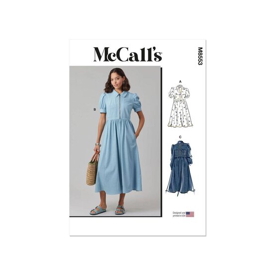 McCall's Women's Dress Sewing Pattern M8533 (H5 6-14) image number 1