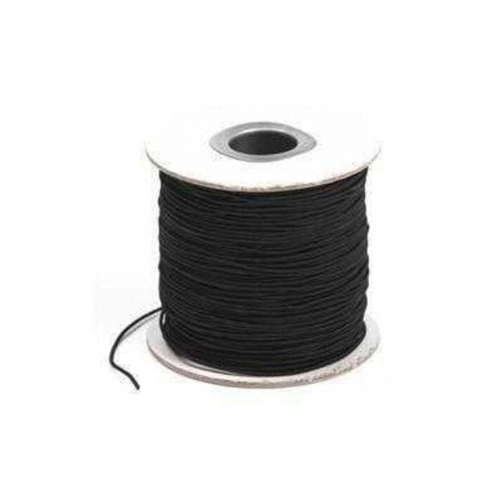 Beads Unlimited Black Elastic 1mm x 8m image number 1