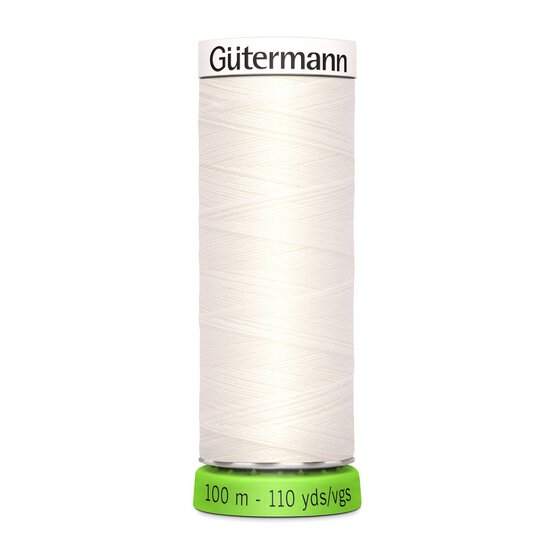 Gutermann Ivory Sew All Recycled rPET Thread 100m (111) image number 1