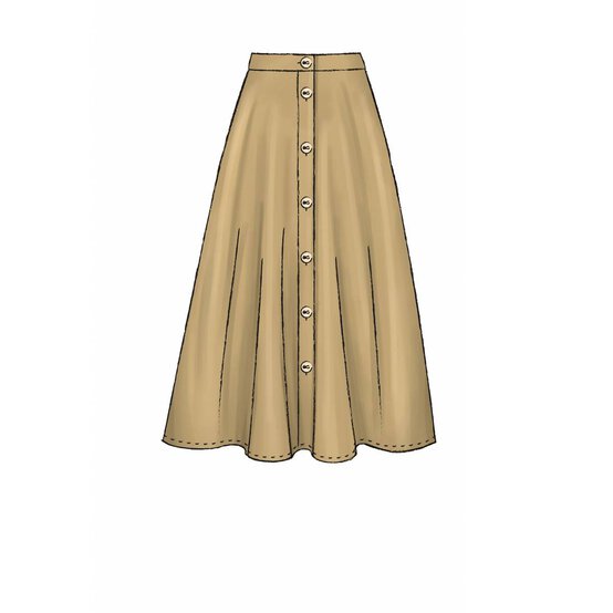 McCall&rsquo;s Women&rsquo;s Skirt Sewing Pattern M7981 (L-XL) image number 4