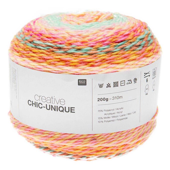 Rico Creative Candy ChicUnique Yarn 200g Hobbycraft