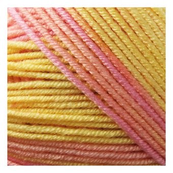 Women's Institute Striped Pink Mix Soft and Cuddly DK Yarn 50g