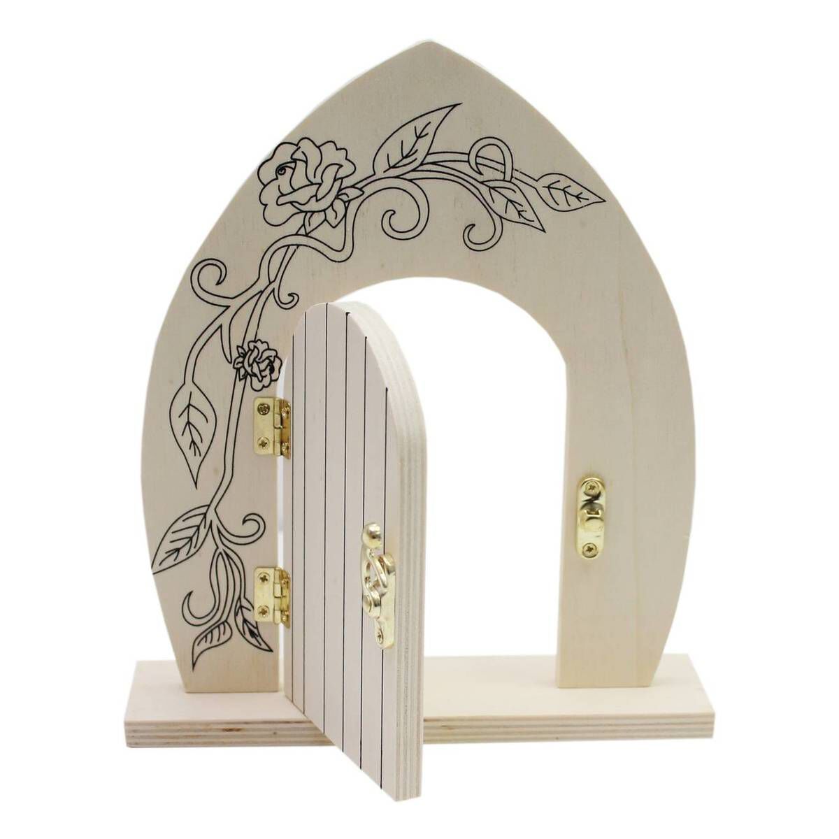 Paint Your Own Wooden Fairy Door Hobbycraft