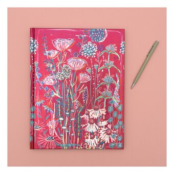 Pink Garden House Foiled Sketchbook