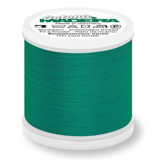 Madeira Dark Teal Cotona 30 Thread 200m (667) image number 1
