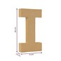 Mache Letter I 20cm image number 5