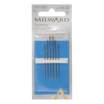 Milward Tapestry Needles No. 18-22 6 Pack