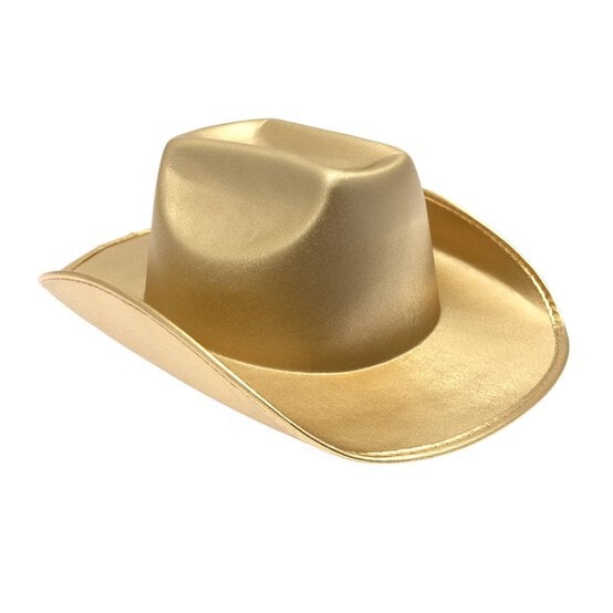 Gold Metallic Cowboy Hat  image number 1