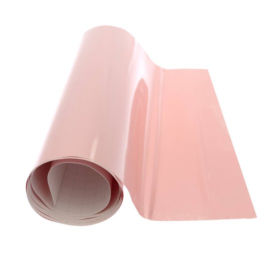 Pink Glitter Gloss Permanent Vinyl 12 x 24 Inches image number 2