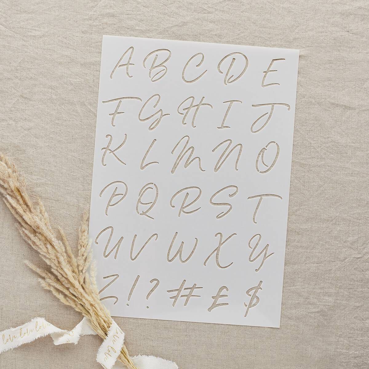 Wedding Sign Stencils 4 Pack Hobbycraft