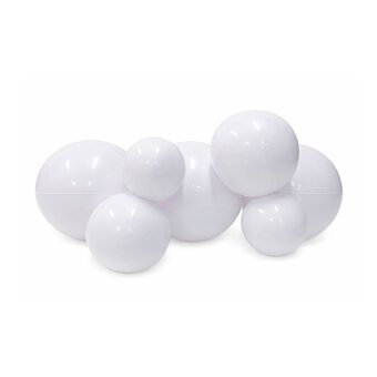 Reusable Cloud White Balloon Garland