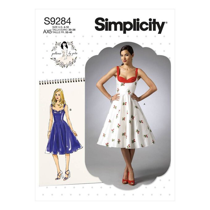 Simplicity Women’s Dress Sewing Pattern S9284 (12-20) image number 1