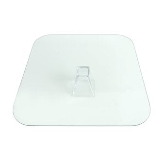 Whisk Glass Cake Stand 32cm x 32cm x 7cm  image number 3