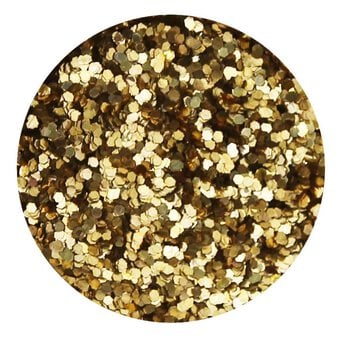 Gold Biodegradable Flaky Glitter Shaker 20g image number 2
