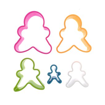 Gingerbread Cutter Set 5 Pack 