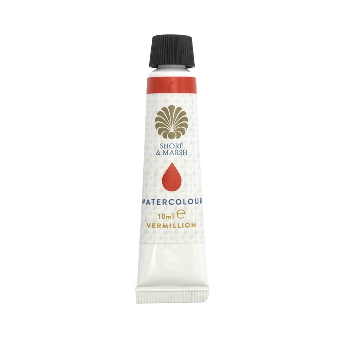 Shore & Marsh Vermillion Watercolour Paint 10ml image number 1