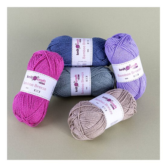 Knitcraft Grape Bamboo Breeze Yarn 50g image number 4