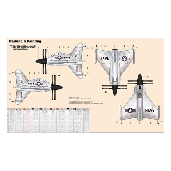 MisterCraft XFY-1 Pogo Model Kit 1:72 image number 2
